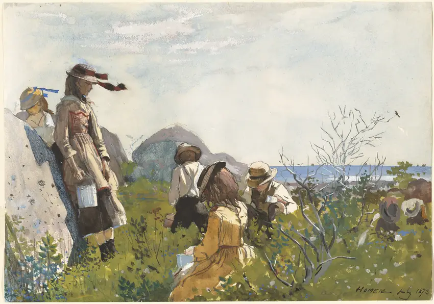 Berry Pickers (1873) by Winslow Homer